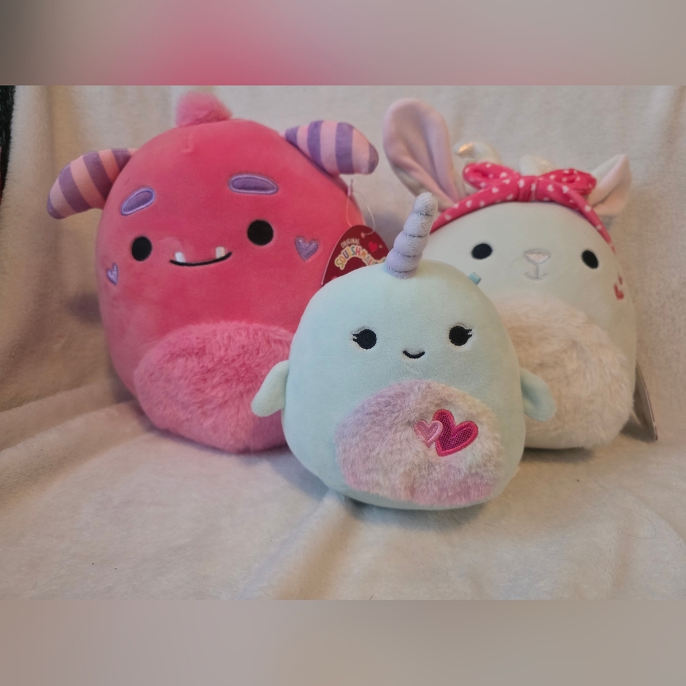 Squishmallows Valentines Trio